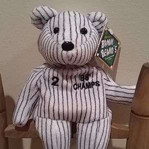 Bamm Beano's Yankees Derek Jeter '98 Champs Bear #0019